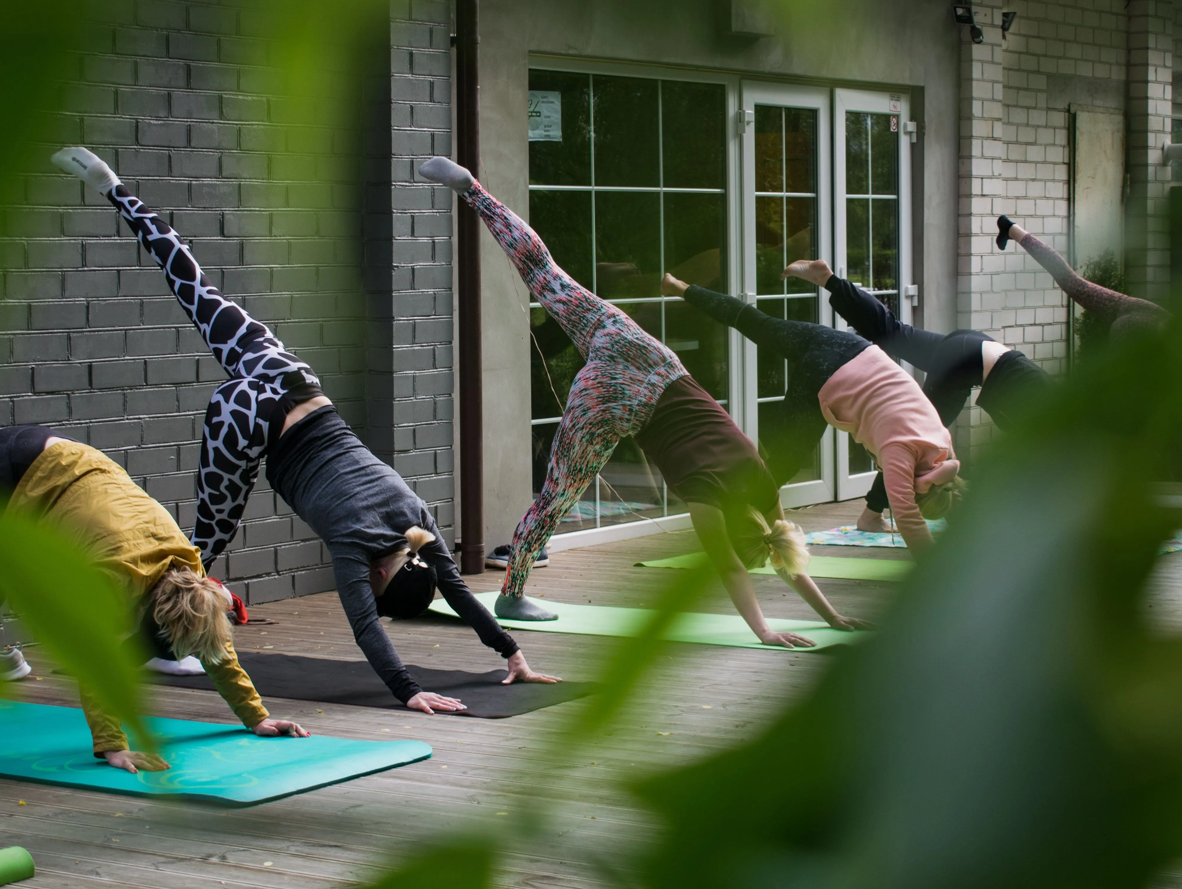 Clase de Yoga al aire libre