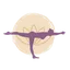 Icono de Postura de Yoga